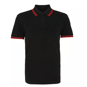 Camiseta Polo de Manga Corta Estilo Béisbol de Alta Calidad al por Mayor para Hombre, Camiseta Polo de Algodón con Cuello y Puños en Contraste - Product Image 6