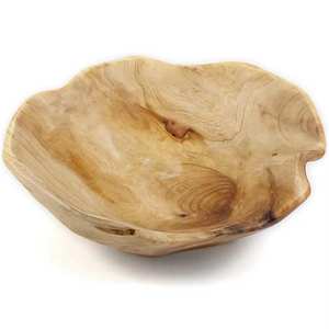 Bol en bois de hêtre écologique, fait main, de haute qualité, naturel, personnalisé, design moderne, pour les dîners de fête, vaisselle, légumes - Product Image 2