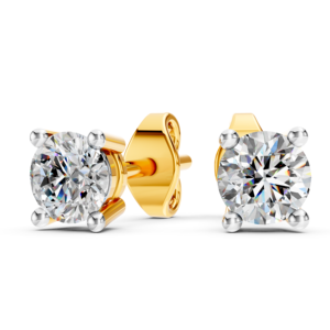 Boucles d'oreilles en or massif 14K 9K 10K 18K avec diamants de laboratoire certifiés IGI, fabricant de bijoux fins éthiques RJC ODM OEM, vente en gros EA501902 - Product Image 3