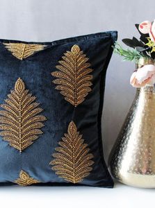 White Cotton <b>Christmas</b> Tree Punch Needle Cushion Cover Embroidery Handmade Sofa <b>Throw</b> Pillow Shell Holiday Home Decor For Winter - Product Image 4