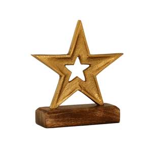ดาวประดับตกแต่งฐานไม้ รูปดาวพระเยซู สำหรับตกแต่งบ้าน ห้องนั่งเล่น ห้องนอน ห้องครัว ของขวัญคริสต์มาส - Product Image 4