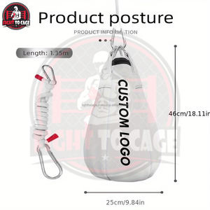 Saco de Boxeo Personalizado de Cuero con Diseño Innovador, Servicio OEM, Relleno de EPE Resistente y Ecológico - Product Image 5