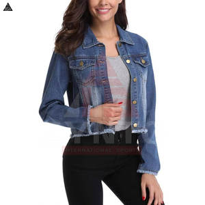 Chaquetas de Moda para Mujer, Nuevas, Última Moda, Venta Caliente, Chaqueta Vaquera Informal, Elegante y Clásica, Elástica, Chaqueta de Mezclilla para Mujer - Product Image 5
