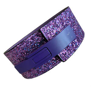 Ceinture à levier unisexe en cuir de vachette antidérapante 13 mm avec paillettes pour l'entraînement en salle de sport, le fitness et la musculation - Product Image 3
