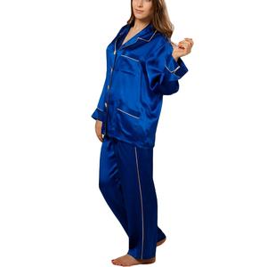 Ropa de salón para mujer, ropa de dormir informal, pijamas con cordones, batas sueltas para mujer, conjunto de 2 piezas, Conjunto de pijama de talla grande para mujer de BD - Product Image 4