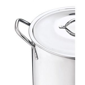 Pentola in Acciaio Inox da 8 Qt (Set da 4) con Coperchio in Metallo e Manici Ultra Resistenti che Mantengono la Temperatura - Product Image 2
