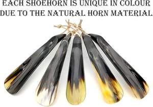 Chausse-pieds suspendu en corne de buffle naturelle et écologique - Artisanat Sheeri d'Uttar Pradesh - Product Image 2