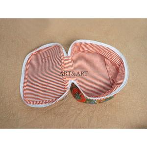 New Arrival Wholesale Handcrafted Block Printed Pure Cotton Vanity Set For Traveling Quilting Cloth Makeup Bag And Cosmetic Bag - Product Image 5