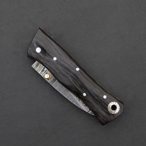 มีดพับพร้อมใบมีดเคลือบสโตนวอชและระบบเปิดแบบแมนนวลที่เรียบลื่น เหมาะสำหรับงานตัดทั่วไปและงานตัดที่ต้องใช้บ่อย - Product Image 6