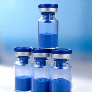 ขวดบรรจุ GHK Cu Blue Copper Peptide คุณภาพสูงสำหรับสูตรเครื่องสำอาง ช่วยกระชับสัดส่วน ปลอดภัยในการจัดส่ง ราคาโรงงาน - Product Image 2