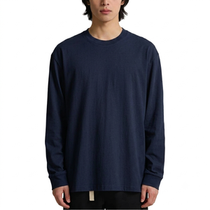 Camisetas de manga larga para hombre, estilo urbano, duraderas, de algodón puro, tejido de punto, a precios bajos. - Product Image 1