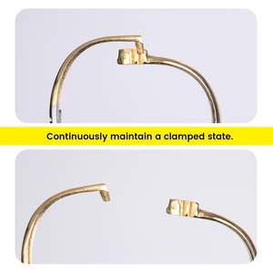 Porte-aiguille micro-précis en acier inoxydable 12,5/14,16 cm, droit ou courbé, instrument chirurgical à fixation stable - Product Image 5