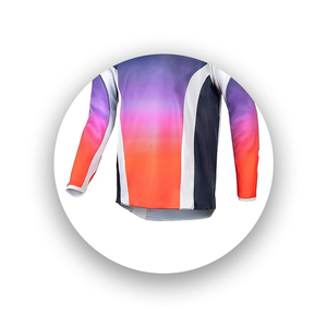 เสื้อเจอร์ซีย์มอเตอร์ครอสแบบซับลิเมชั่นสั่งทำรุ่นใหม่ คุณภาพสูง สำหรับแข่งรถมอเตอร์ไซค์และมอเตอร์ครอส - Product Image 5