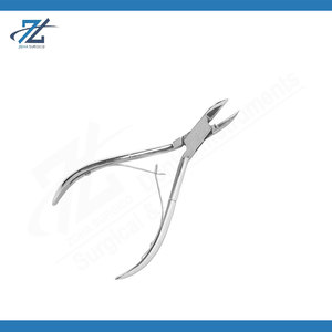 Professional Cuticle Nipper Stainless Steel <b>Nail</b> Cutter Wide Jaw Curved Blade Manicure Pedicure <b>Nail</b> Care <b>Tool</b> Made Pakistan - Product Image 3