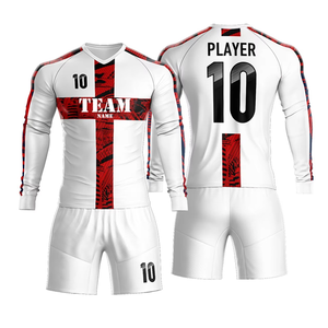 Uniforme de Fútbol Deportivo Más Vendido, 100% Poliéster, Ligero y de Secado Rápido, Personalizable, Mangas Largas - Product Image 5