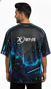 เสื้อยืดโอเวอร์ไซส์ผู้ชายสุดเทรนดี้ พิมพ์ลายแบบซับลิเมชั่น สไตล์สตรีทแวร์ลำลอง ใส่สบายทุกวัน - Product Image 2