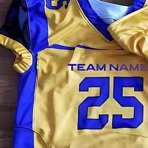 Maillots de football américain personnalisés pour les clubs, designs élégants d'uniformes de football américain, ensemble complet, uniformes respirants et confortables - Product Image 6