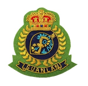 Meilleures ventes : Badges Bullion Blazer en tissu à séchage rapide de qualité supérieure, couleurs personnalisées, OEM / Design tendance, Grandes écussons 2026 - Product Image 6