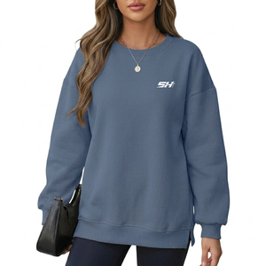 Sweat à capuche décontracté pour femme, à prix bas, écologique, respirant, à séchage rapide, 100% coton, avec logo personnalisé - Product Image 1