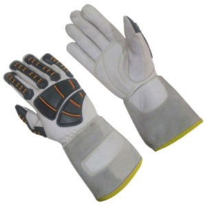 Vente flash - Gants de sécurité pour mécaniciens en cuir de vachette grainé haute performance, renforcés, certifiés CE, antistatiques - Product Image 6