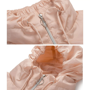 Veste d'hiver légère coupe-vent pour femme, à capuche, fermeture éclair sur le devant, décontractée, pour activités de plein air, respirante et confortable - Product Image 6