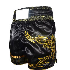 กางเกงขาสั้นผู้ชายแบบกำหนดเอง รุ่นใหม่ล่าสุด ทันสมัย ผลิตจากโพลีเอสเตอร์ 100% กางเกงมวยไทยสำหรับฝึกซ้อม สีสันสดใส บริการ OEM กางเกงขาสั้นสำหรับผู้ชาย - Product Image 5