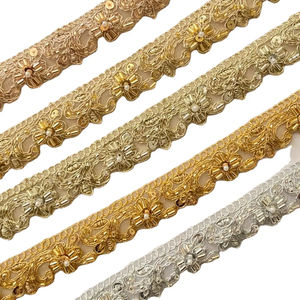 Nuevo Lanzamiento: Encaje Metálico Bordado de Alta Calidad con Espejo, Ecológico y Personalizable, para Calzado - ¡Oferta Caliente! - Product Image 1