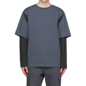 Camiseta de Manga Larga de Alta Calidad, Estilo Urbano, con Logotipo Personalizado, 100% Algodón, Talla Grande, para Hombre - Product Image 1