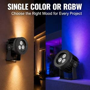 Projecteur LED extérieur IP66 RGB RGBW, éclairage architectural paysager, AC85-265V, éclairage de façade réglable - Product Image 3
