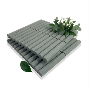 Mosaïque murale en pierre traditionnelle en zéolite verte cannelée effet vague océanique, personnalisable, durable, facile à installer, pour hôtels - Product Image 2