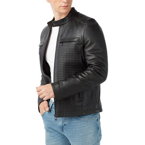 Finer Threads Brand 2026 Factory Direct <b>Men's</b> Genuine Leather Breathable Vintage Style Zipper Custom Logo Printed <b>Long</b> Coat - Product Image 4