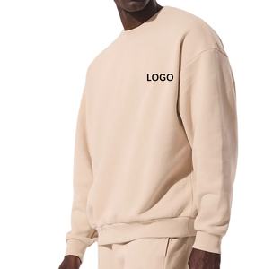 เสื้อสเวตเตอร์สวมหัวมีฮู้ดของผู้ชายเสื้อสเวตเตอร์แบบสวมหัวมีฮู้ดผ้าคอตตอนโอเวอร์ไซส์แห้งเร็ว100% ฤดูหนาวกำหนดโลโก้ได้เอง - Product Image 5