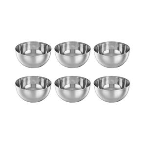 Tazones de Acero Inoxidable Aptos para Microondas, Multiusos, para Mezclar Ensaladas, Frutas, Aperitivos y Postres - Product Image 6