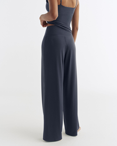 Women's High Waist Wide Leg Knit Jogger Pants Casual Loose Fit Lounge Trousers Premium Quality Soft & Breathable Fabric Trousers - Product Image 2