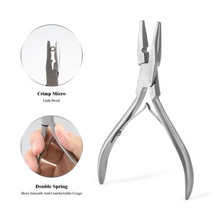 ชุดเครื่องมือต่อผม คีมสแตนเลส กรรไกร คลิป และเข็มสำหรับติดตั้งและถอดออก - Product Image 4