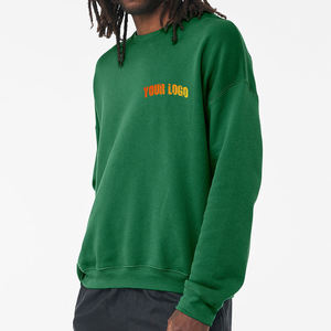 Sudadera con Capucha Gruesa de 380 GSM para Hombre, Estilo Oversize, de Algodón, sin Cordones, con Diseño Personalizable para Logotipo - Product Image 4
