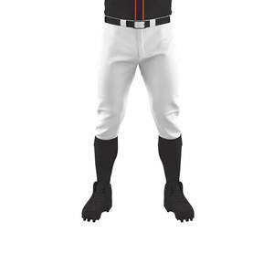 Uniforme de Béisbol Negro para Hombre con Ribete Naranja, Nombre del Equipo 10, Jersey de Poliéster Estampado, Corte Regular, para Todas las Temporadas - Product Image 5