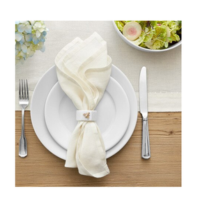 Anneau de serviette en marbre personnalisable, porte-serviettes en marbre naturel pour la maison, l'hôtel, accessoires de table - Product Image 6