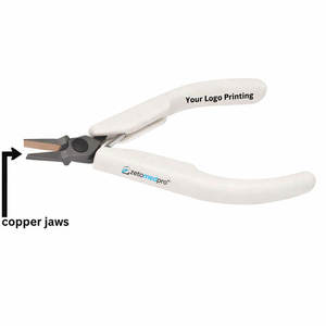 Copper Jaw Flat <b>Nose</b> Pliers Stainless Steel Jewelry Making Tool 5 Inch Zetomed Pro - Product Image 4