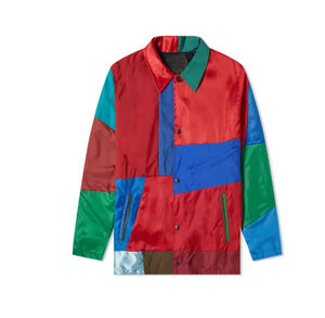 เสื้อแจ็คเก็ตกันลมคุณภาพดี สไตล์ลำลอง เท่ห์ๆ สำหรับกิจกรรมกลางแจ้ง ดีไซน์สีสันตัดกัน ติดกระดุม น้ำหนักเบา ขายส่ง เสื้อแจ็คเก็ตกันลมสำหรับฤดูร้อน - Product Image 3