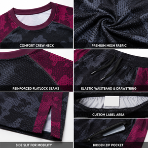 Ensemble d'uniformes de lutte personnalisés, sublimation, maillot et short de combat, vêtements de sport pour entraînement MMA et grappling, fabricant OEM sous marque privée - Product Image 4