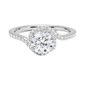 Anillo clásico de cristal blanco plateado para mujer, anillo de joyería brillante para boda, compromiso, aniversario, fiesta - Product Image 2