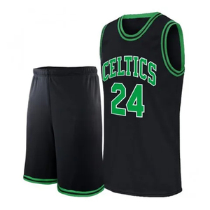 Maillot de basketball professionnel personnalisé 2026, réversible noir et rouge, par sublimation, uniformes de basketball OEM - Product Image 6