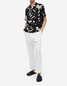 Nouvelle Arrivée Chemise Homme Boutonnée Unie Manches Courtes Style Business Décontracté Prix de Gros - Product Image 6