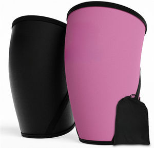 Genouillères unisexes en néoprène de 7 mm d'épaisseur, souples, respirantes, à élasticité réglable, avec logo personnalisé, protection professionnelle robuste - Product Image 6