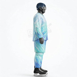 Uniforme de hockey sur glace le plus vendu, prix de gros, uniforme de hockey sur glace de haute qualité, respirant, pour unisexe - Product Image 2