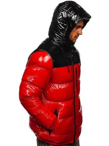 Plus Size Windproof Waterproof Custom Logo Printed Men's Winter Bomber <b>Jacket</b> Reversible Eco-Friendly Design Custom Color Cotton - Product Image 4