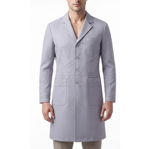 Blouse de Travail Médicale Professionnelle avec Fermeture à Boutons-Pression, Multiples Poches Utilitaires, Manches Longues, Confort Optimal - Product Image 5