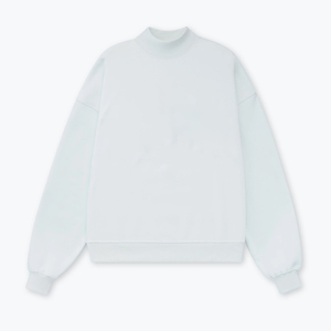 Sudadera Blanca para Mujer con Cuello Alto, Diseño Moderno con Logotipo Personalizado, Alta Calidad, 350 g/m², 100% Algodón, para Otoño - Product Image 1