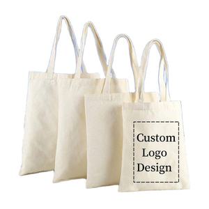 Vente en gros Grand sac cabas personnalisé Sac cabas en toile de coton Sacs à provisions personnalisés réutilisables Sac en toile de coton - Product Image 2